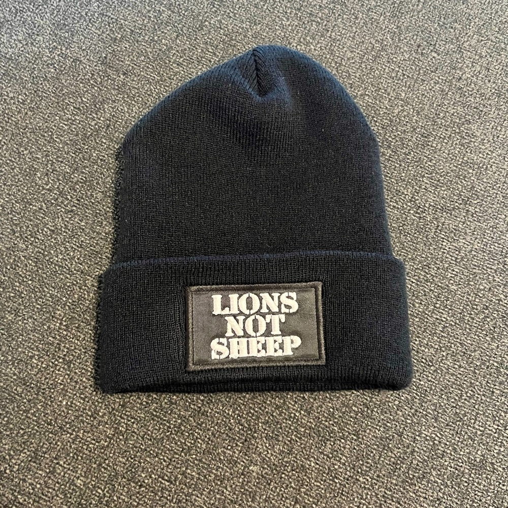 Lions Not Sheep beanie